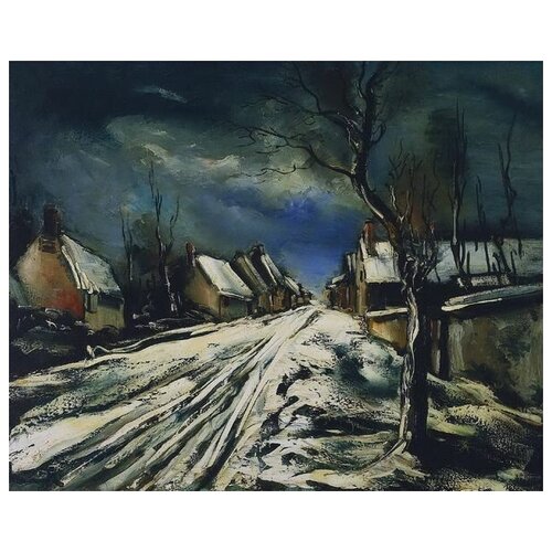       (Village in winter) 1   37. x 30.,  1190   