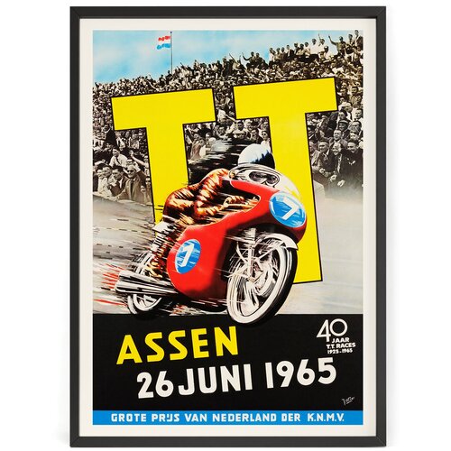    40  - Assen TT Races 1925-1965 50 x 40    990