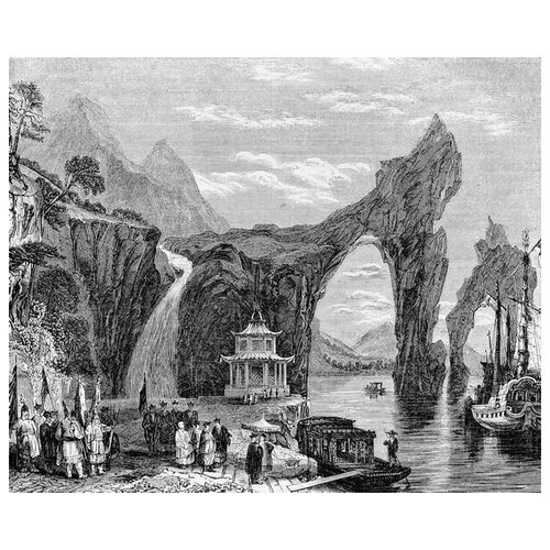 ������ �������� �������� (Japanese landscape) 37��. x 30��. 1190�