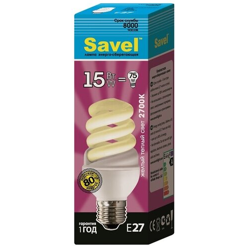   Savel FS/8-T3-15/2700/E27,  , 15, E27,  (), 1 .,  188  SAVEL