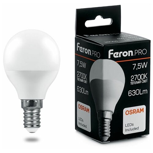   Feron.PRO LB-1407  E14 7.5W 2700K 190