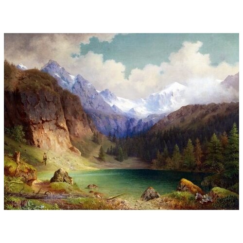        (Lake in the mountains) 4   67. x 50.,  2470   