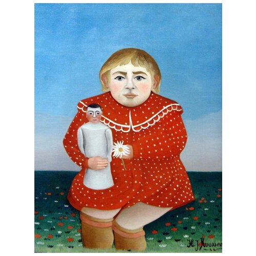 ����������� �� ������ ������� � ������ (Child with a doll) ����� ���� 30��. x 40��. 1220�