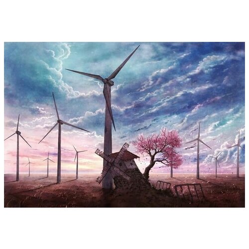 ������ �� ������ ����������� �������� (Abandoned mill) 44��. x 30��. 1330�