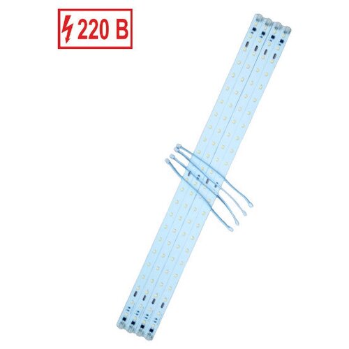   2835, 24 led, 220V, 10W, 3000K, 520mm; 4  +     220V; 4  1967