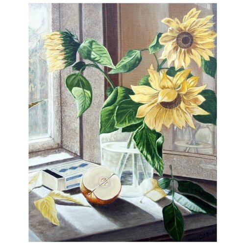 ������ �� ������ ���������� (Sunflowers) �9 40��. x 51��. 1750�