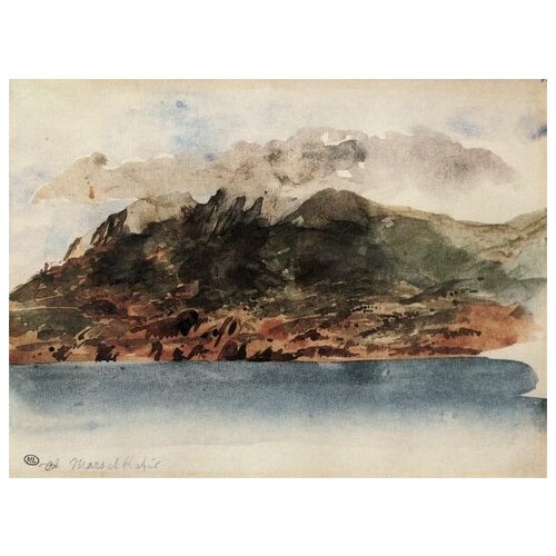 ����������� �� ������ ������ ������ (Mountain Landscape) �1 �������� ���� 40��. x 30��. 1220�