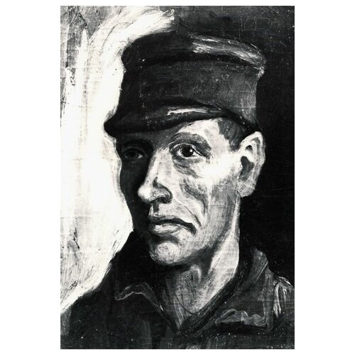        (Head of a Peasant with Cap 2)    40. x 59.,  1940   