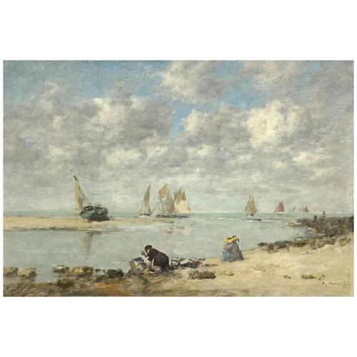 ����������� �� ������ ������ ������ ������� (1872-1876) (Washerwoman near Trouville) ����� ���� 59��. x 40��. 1940�