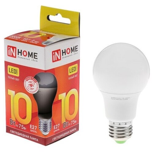    IN HOME LED-A60-VC, 27, 10 , 230 , 3000 , 900 ,  120   