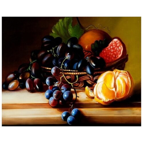         (Still life with basket of fruit) 3  38. x 30.,  1200   