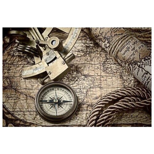 ������ �� ������ ����� � ������ (Map and compass) �9 45��. x 30��. 1340�