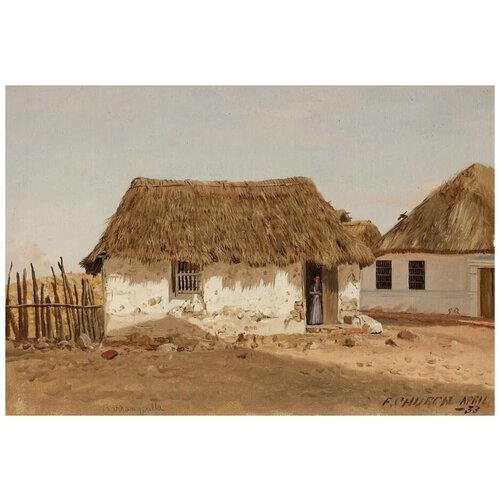       (1853) (Colombia, Barranquilla, Two Houses) ׸   59. x 40.,  1940   
