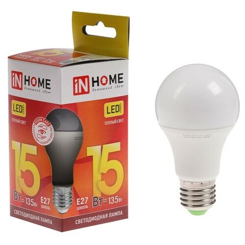   INhome   IN HOME LED-A60-VC, 27, 15 , 230 , 3000 , 1350 ,  600  InHome