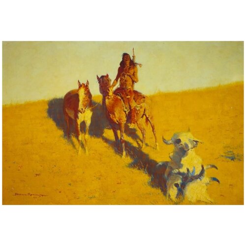 ����������� �� ������ ��������� ������� (1907) (Sign of the Buffalo Scout) �������� ��������� 59��. x 40��. 1940�