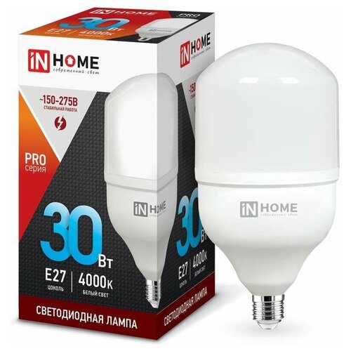    LED-HP-PRO 30 230 4000 E27 2700 IN HOME 4690612031071 (4. .),  1399  IN HOME