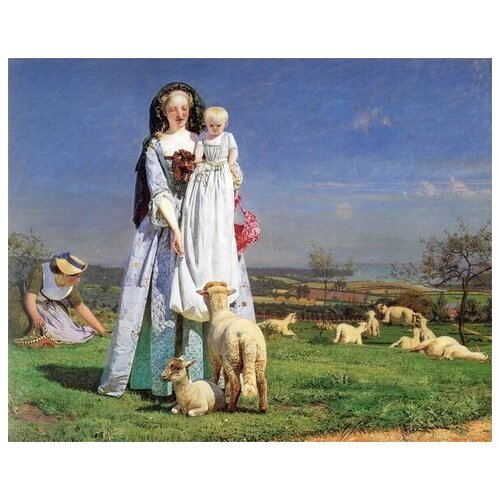        (The Pretty Baa Lambs)    50. x 40.,  1710   