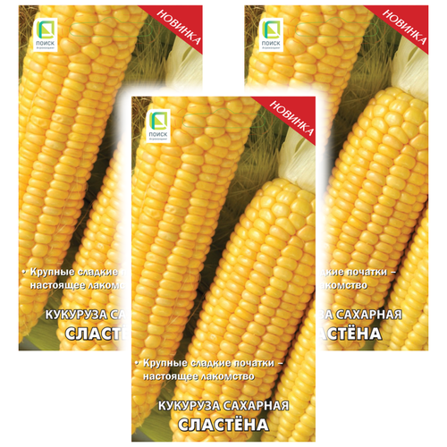 Комплект семян Кукуруза сахарная Сластёна х 3 шт. 299р
