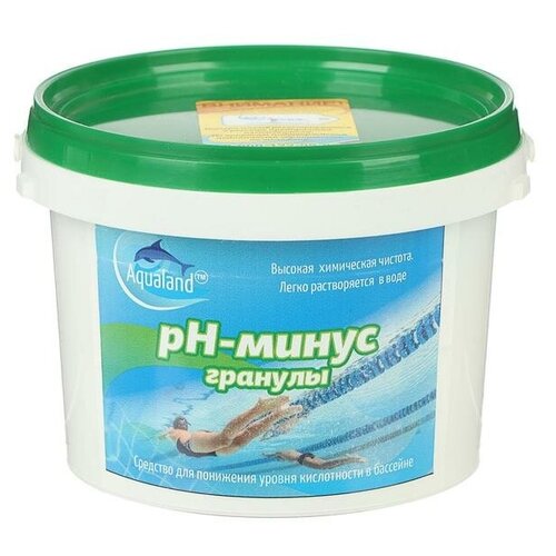 Регулятор pН-минус Aqualand, гранулы, 1 кг 1112р