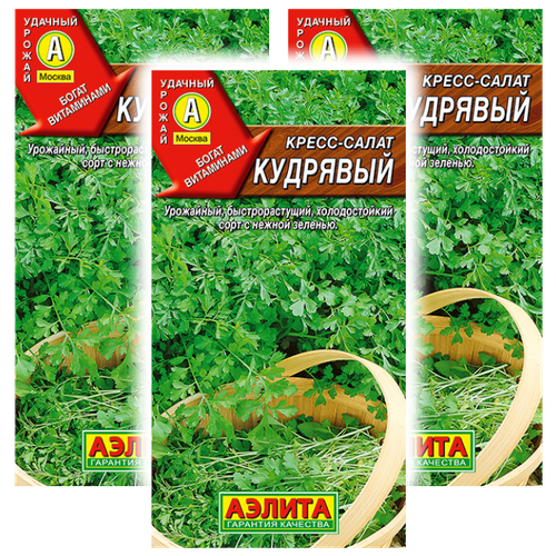 Комплект семян Кресс-салат Кудрявый х 3 шт. 219р