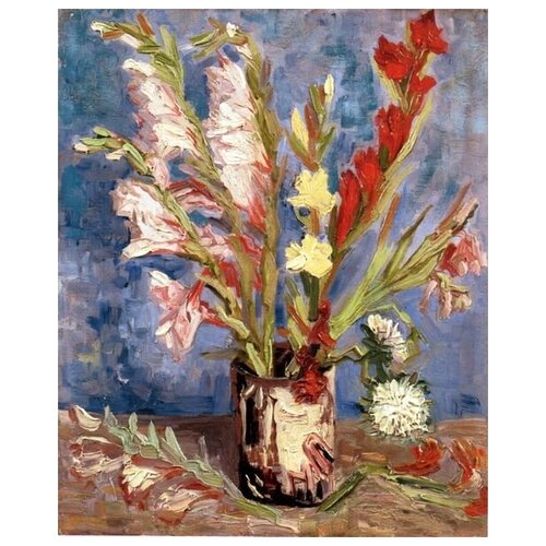        (Vase with gladioli)    30. x 37.,  1190   