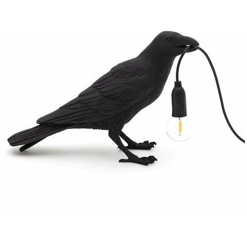    Bird Lamp Black Waiting,  8900  Loft-Concept