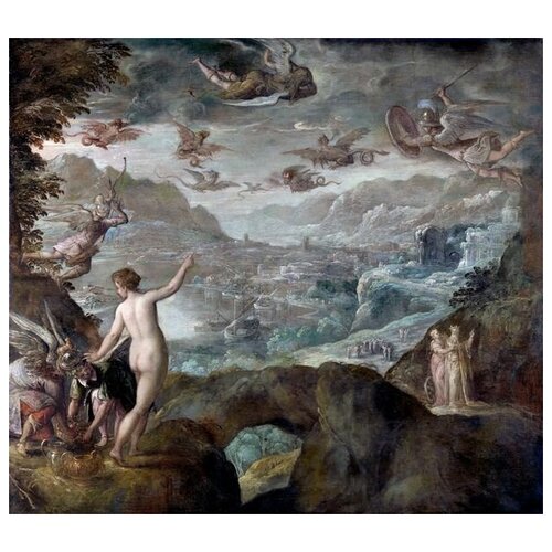 ����������� �� ������ ������ � ��������� ������ (Landscape with the Expulsion of the Harpies) ��������� ����� 56��. x 50��. 2150�