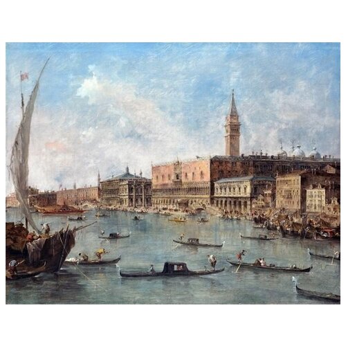       (The Doge's Palace and the Molo)   51. x 40.,  1750   