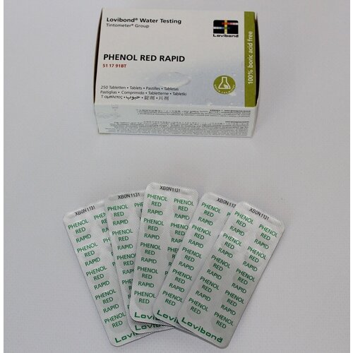   PHENOL RED RAPID, 250 ,   ,  2899  Lovibond