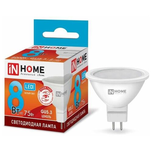   LED-JCDR-VC 8 230 GU5.3 4000 720 IN HOME (5 ) (. 4690612020334) 480