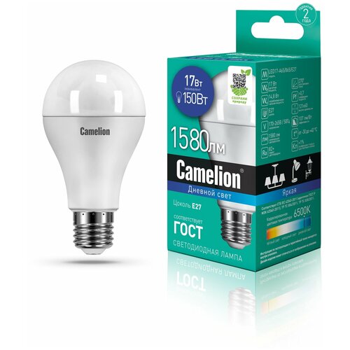    Camelion LED17-A65/865/E27 .,  579  CAMELION