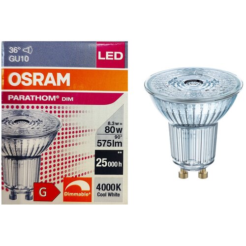    Osram  PAR16 GU10  8,3 220 575 4000  ,  1,  1027  Osram