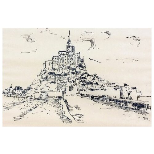      - (The Mount Saint Michel)   45. x 30.,  1340   