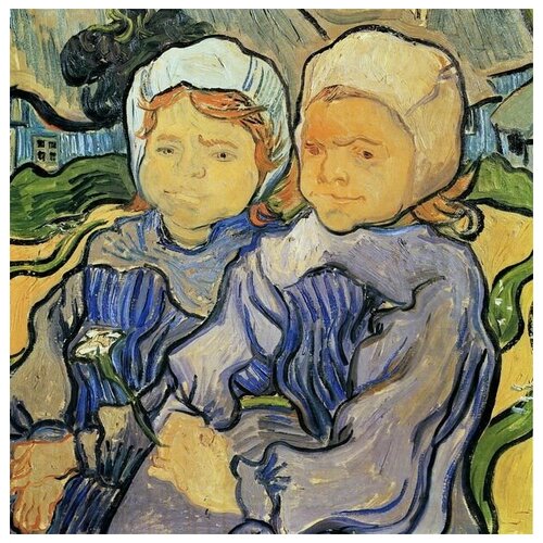       (Two Children 2)    40. x 40.,  1460   