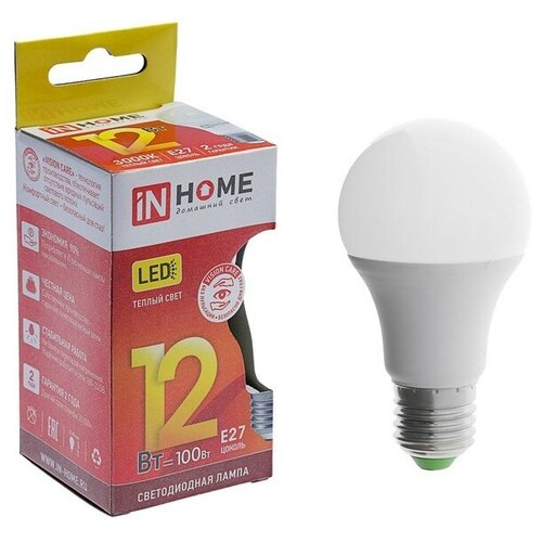   IN HOME LED-A60-VC, 27, 12 , 230 , 3000 , 1140  210