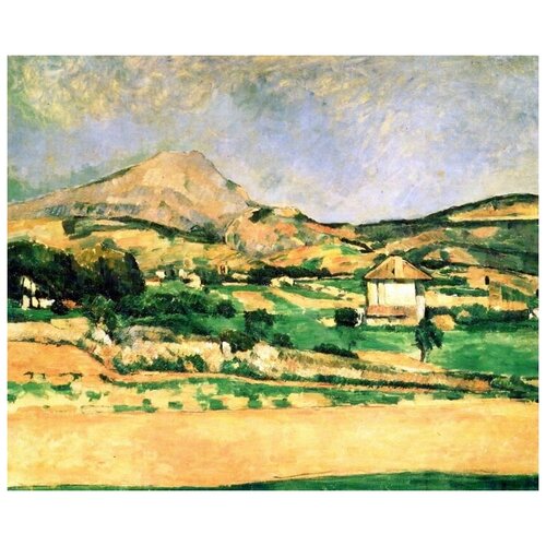 ����������� �� ������ ������ ���� ������-�������� (Paysage de la montagne Sainte-Victoire) ����� ���� 61��. x 50��. 2300�