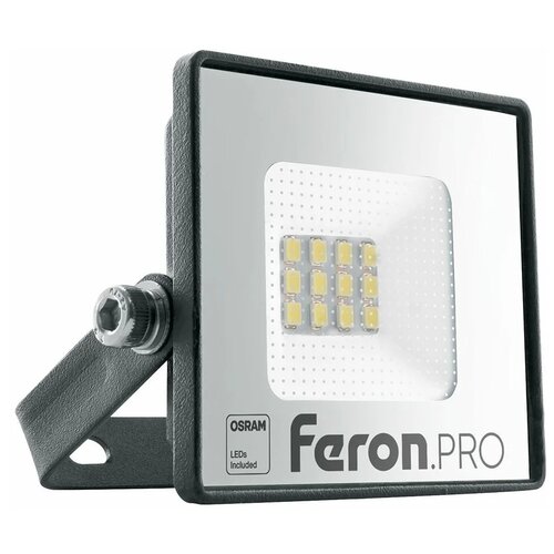 Feron.PRO  / 10W(900lm) 6400K IP65  60x43x78 OSRAM LL-1000 41537 749