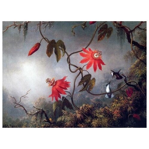        (Flowers and Hummingbirds)    54. x 40.,  1810   