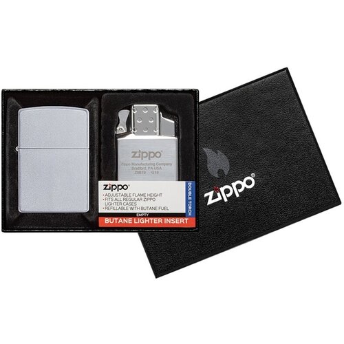  :  205   Satin Chrome        Zippo 205-090201 GS,  6930  Zippo