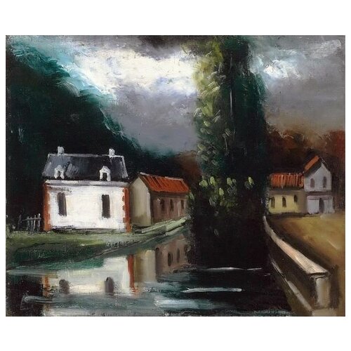         (House by the River)   48. x 40.,  1680   
