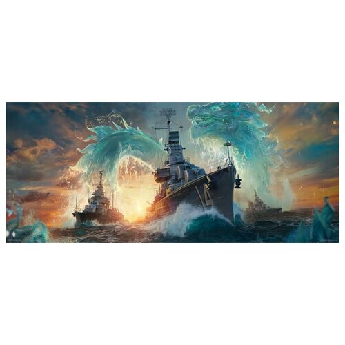 ������ �� ������ ������� ��� World of Warships �15 71��. x 30��. 1900�