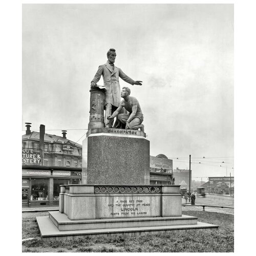������ �� ������ �������� � ������� (Monument in Boston) 30��. x 35��. 1120�