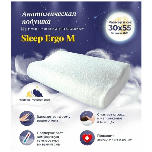������� �������������� Sleep Ergo M, �������������, ��� ������, ���������������, � ������, ������� ���������, ��������������, � ��������, 30�55 �� 1807�