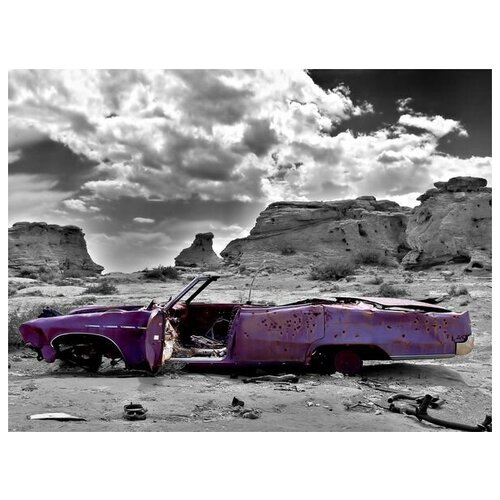 ������ �� ������ �������� ���������� (Smashed car) 67��. x 50��. 2470�