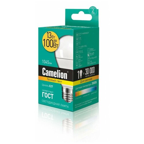   LED13-A60/830/E27 13  3000 . . E27 1045 220-240 Camelion 12045 (2. .) 697