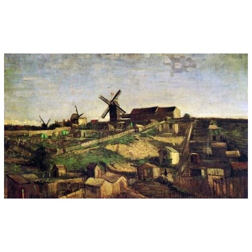           (View of Montmartre with Windmills)    50. x 30.,  1430   
