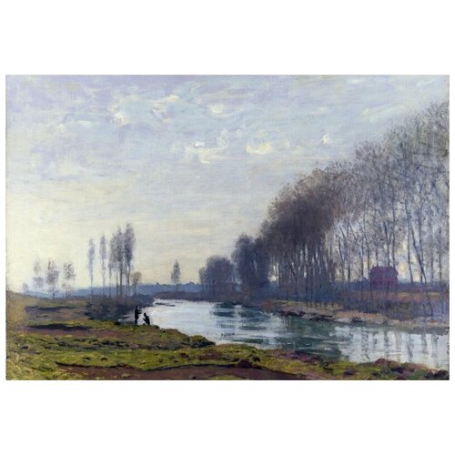         (The Petit Bras of the Seine at Argenteuil)   44. x 30. 1330