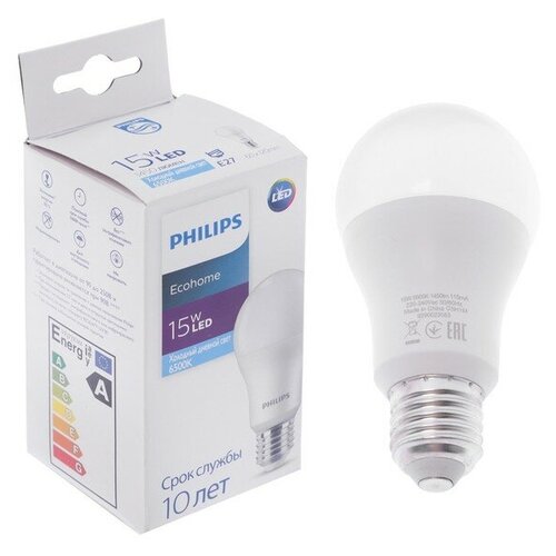   Philips Ecohome Bulb 865, E27, 15 , 6500 , 1250 ,  470