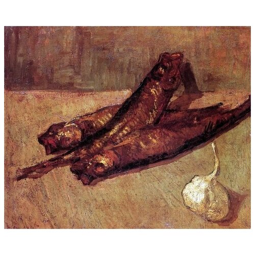          (Still Life with Bloaters and Garlic)    37. x 30.,  1190   