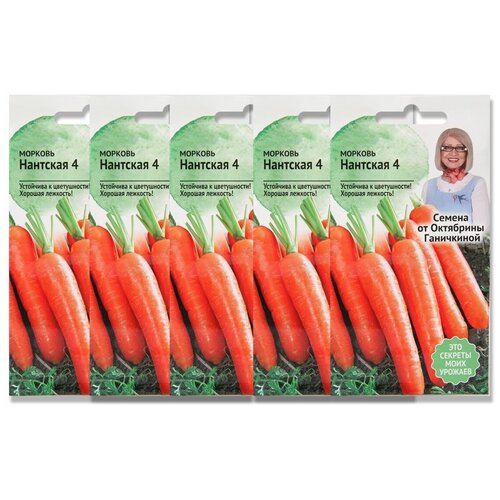 Набор семян Морковь Нантская 4 2 г - 10 уп. 749р